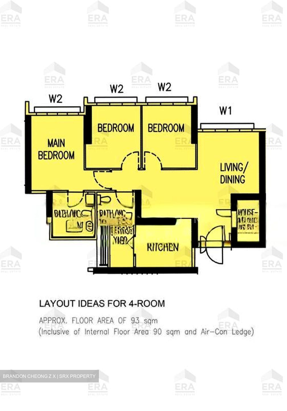 Blk 445A Clementi Crest (Clementi), HDB 4 Rooms #486632701